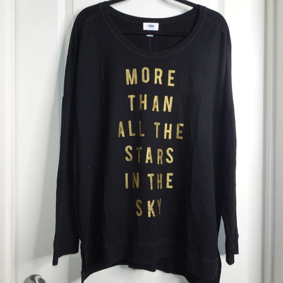 Old Navy Sweaters - NWT Old Navy More Than All The Stars in the Sky Long Sleeve Tee